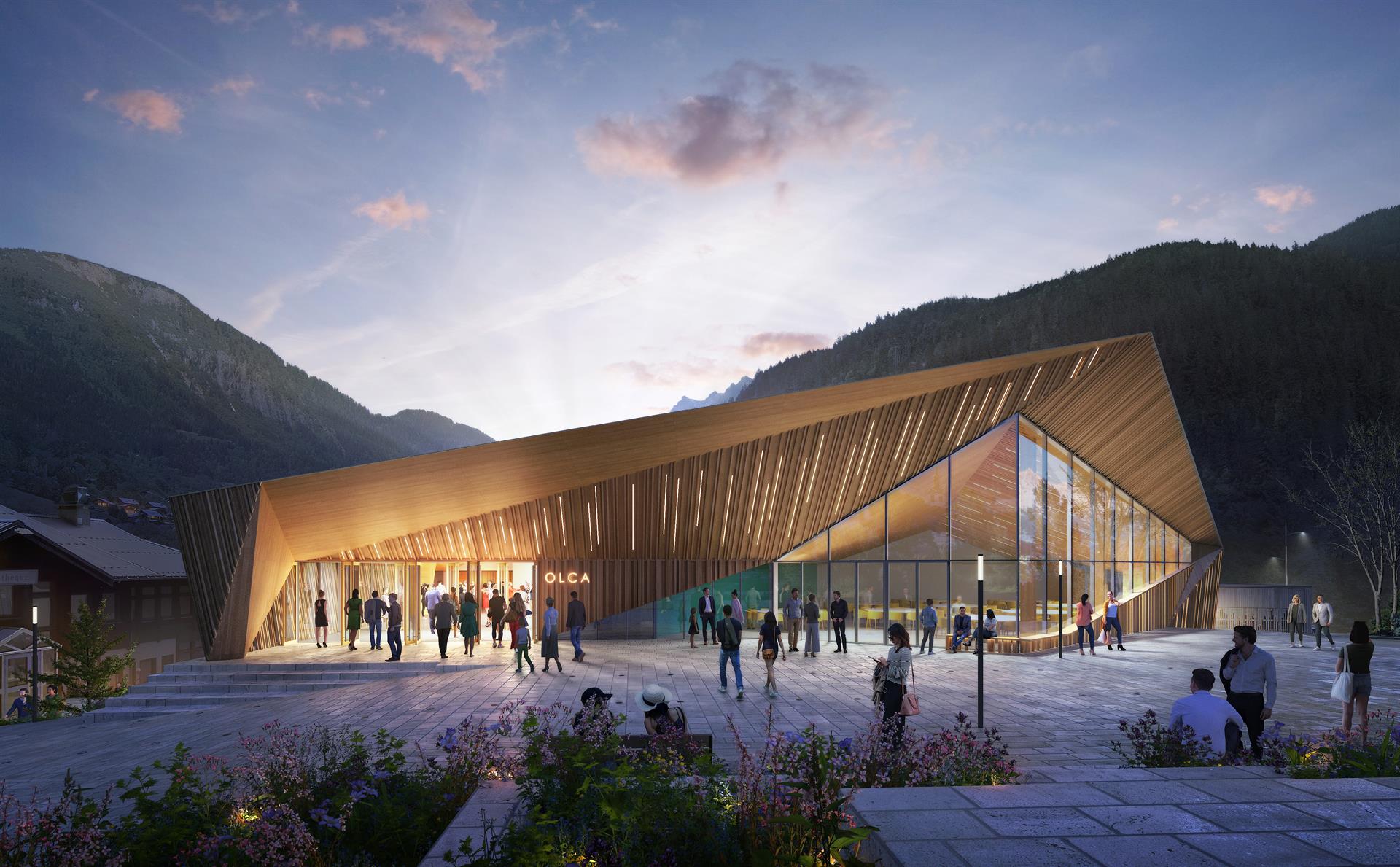 Olca Rise Les Houches : la moitié du chantier de l’espace Olca est réalisée ...